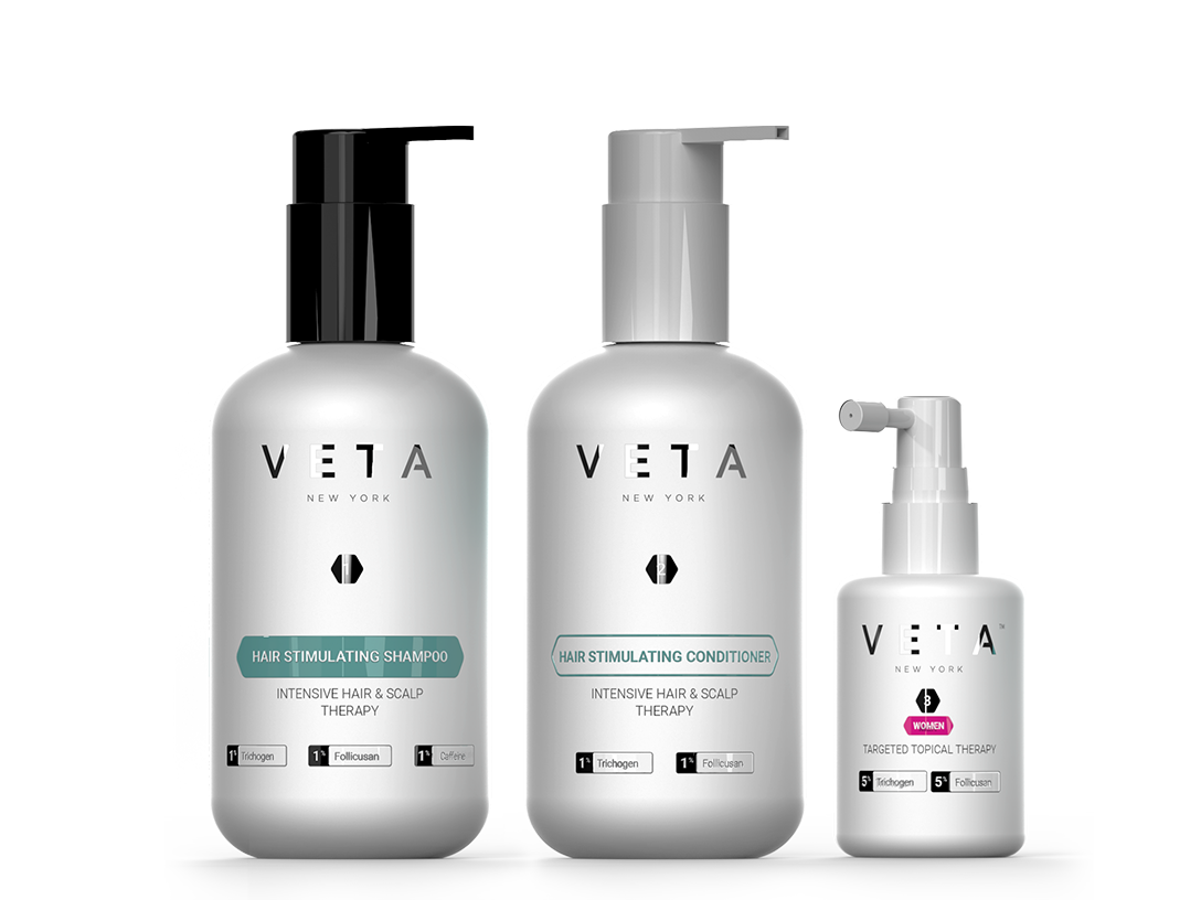 Veta 3-Step Hair Growth System For Women